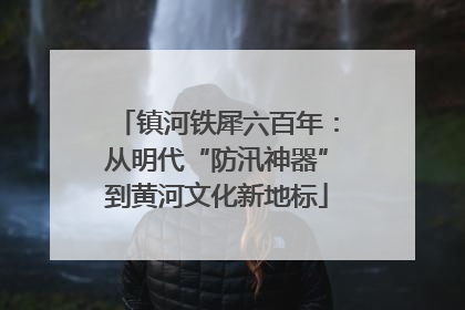 镇河铁犀六百年：从明代“防汛神器”到黄河文化新地标