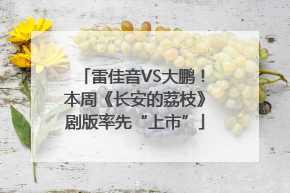雷佳音VS大鹏！本周《长安的荔枝》剧版率先“上市”