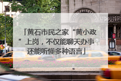 黄石市民之家“黄小政”上岗，不仅能聊天办事还能听懂多种语言