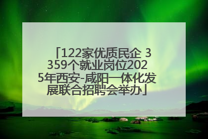 122家优质民企 3359个就业岗位2025年西安-咸阳一体化发展联合招聘会举办