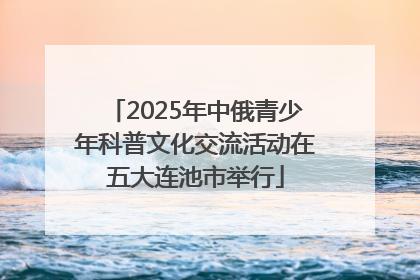 2025年中俄青少年科普文化交流活动在五大连池市举行