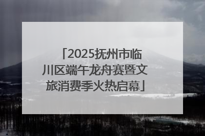 2025抚州市临川区端午龙舟赛暨文旅消费季火热启幕