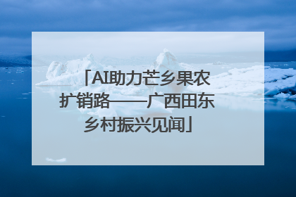 AI助力芒乡果农扩销路——广西田东乡村振兴见闻